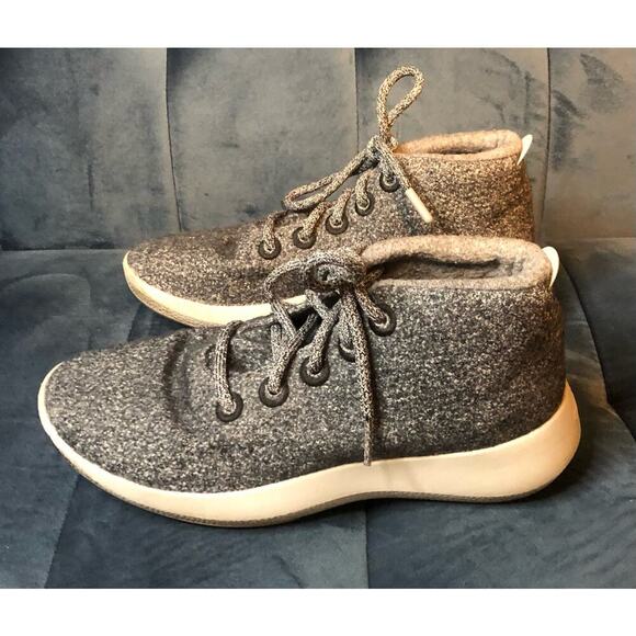 Allbirds Women's Wool Runner-up Mizzles Charcoal Gray Merino Wool US Size 8 - Picture 4 of 8